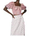 Cleobella Patsy Blouse In Mahal Print In Multi