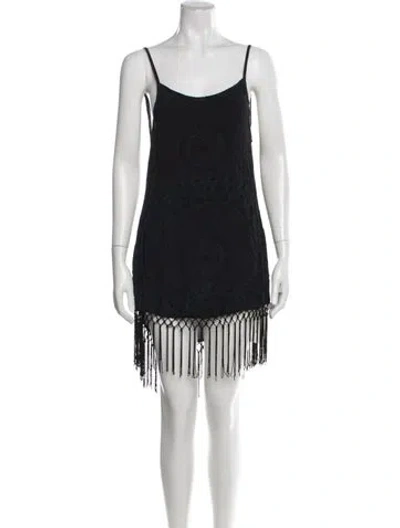 Pre-owned Cleobella Patterned Mini Dress In Multi