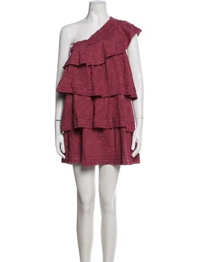 Pre-owned Cleobella Patterned Mini Dress W/ Tags In Pink