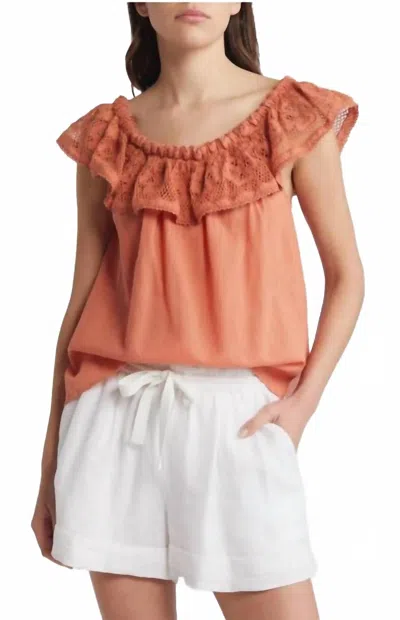 Cleobella Paulina Top In Apricot Brandy In Neutral