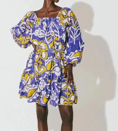 Cleobella Pearl Mini Dress In Azores In Multi