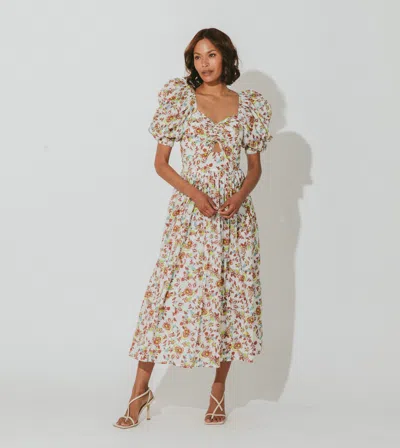 Cleobella Penelope Midi Dress In White
