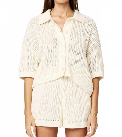 Cleobella Peri Crochet Top In Ivory In White