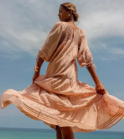 Cleobella Petra Kaftan Dress In Pink
