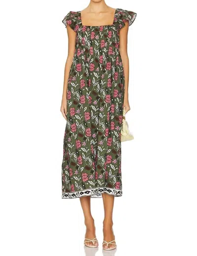 Cleobella Phoebe Dress In Fiore Print (fire)