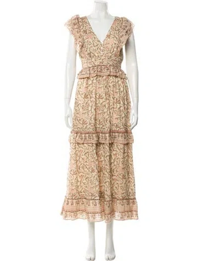 Pre-owned Cleobella Printed Long Dress