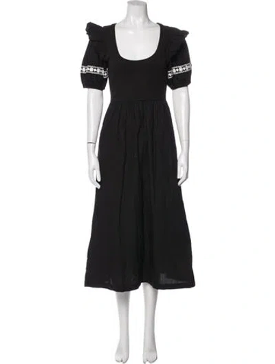 Pre-owned Cleobella Printed Midi Length Dress W/ Tags In Multi