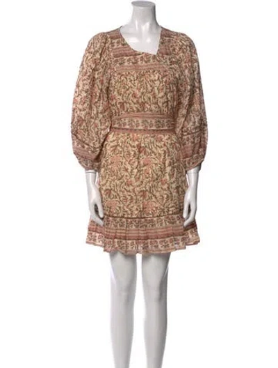 Pre-owned Cleobella Printed Mini Dress