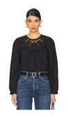 Cleobella Raine Blouse In Black