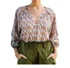 Cleobella Ramona Blouse In Marrakesh Print In Beige