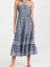 Cleobella Raphaela Midi Dress In Chambray