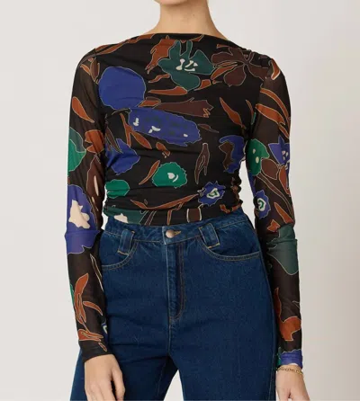 Cleobella Remy Long Sleeve Top In Mariposa Print In Multi