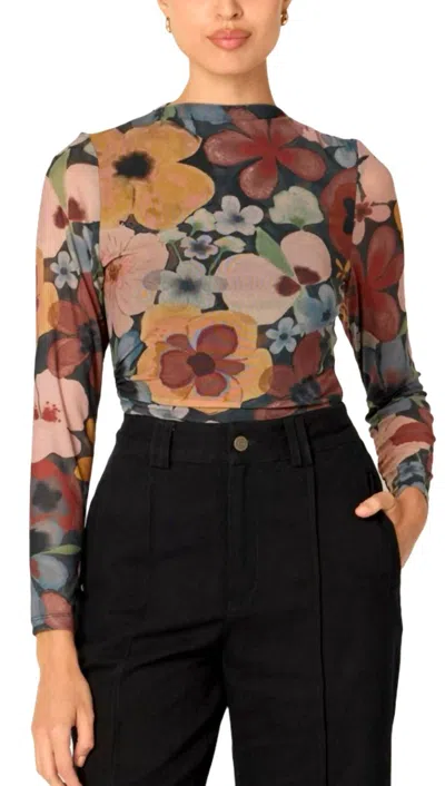 Cleobella Remy Top In Foraged Violets In Multi