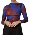 Cleobella Remy Top In La Rouge Print In Multi