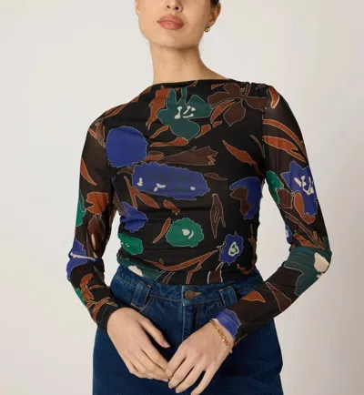 Cleobella Remy Top In Mariposa Black In Multi