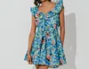 Cleobella Rina Mini Dress In Calypso In Multi