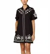 Cleobella Riya Mini Dress In Black/ivory In Black