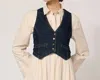 Cleobella Rory Vest In Dark Denim