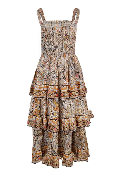 Cleobella Rosalie Midi Dress In Multi