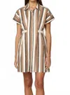 Cleobella Sable Mini Dress In Giatta Stripe In Multi