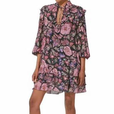 Cleobella Samaya Mini Dress In Jolie Floral Print In Purple