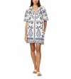Cleobella Sandy Mini Dress In Verona In Blue