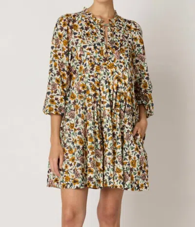 Cleobella Scarlet Mini Dress In Wild Cosmos In Multi