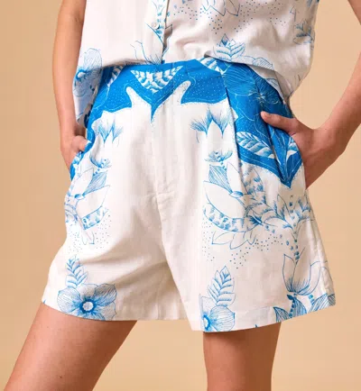Cleobella Sebastian Short In Blue, Black, Multicolor
