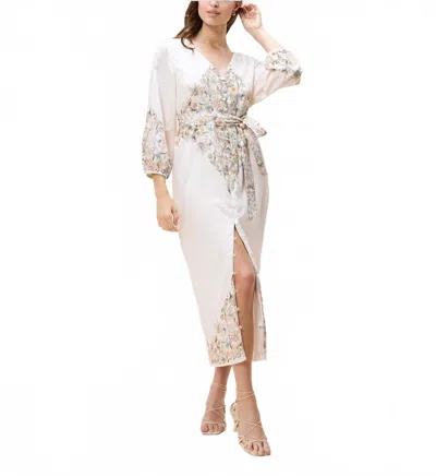 Cleobella Seema Midi Dress In Cream In Black