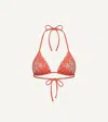 Cleobella Seraphine Triangle Top In Red
