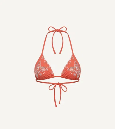 Cleobella Seraphine Triangle Top In Red