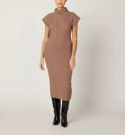 Cleobella Shana Midi Dress In Woodrose In Brown