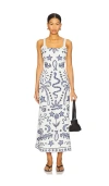 Cleobella Shelly Ankle Dress In Verona Print