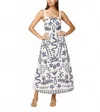 Cleobella Shelly Ankle Maxi Dress In Verona Print In Multi