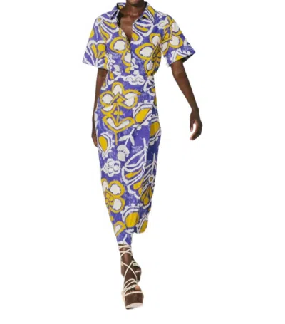 CLEOBELLA SHONDA MIDI DRESS IN AZORES PRINT