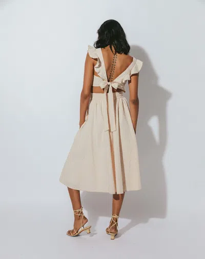 Cleobella Sienna Midi Dress In Neutral