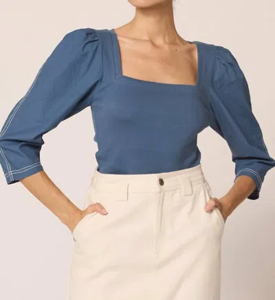 Cleobella Skye Top In Bluefin