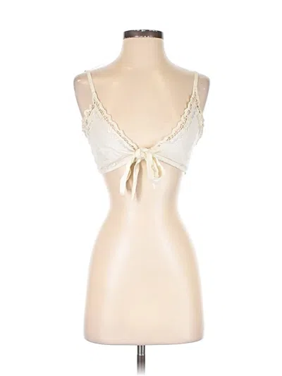 Pre-owned Cleobella Sleeveless Top Ivory Sweetheart Neckline Tops
