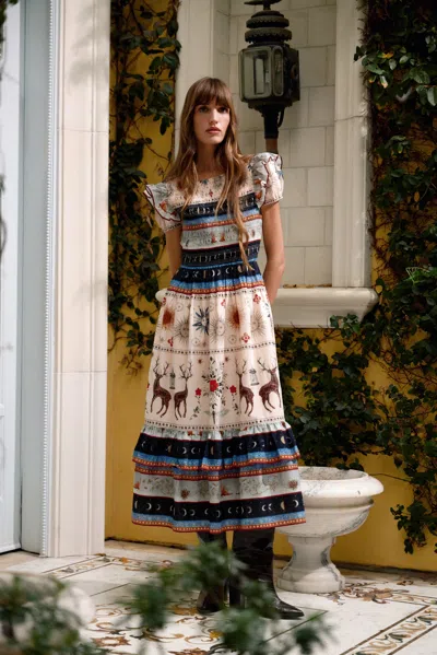 Cleobella Solstice Midi Dress | Eclat In Animal Print