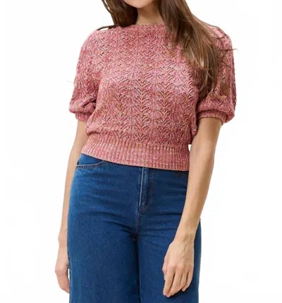 Cleobella Sonette Sweater In Red Bud In Pink