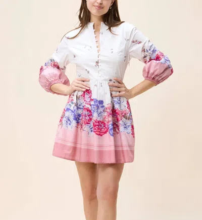 Cleobella Suvi Mini Dress In Camellia In Multi