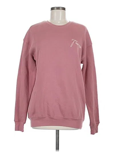 Pre-owned Cleobella Sweatshirt In Pink
