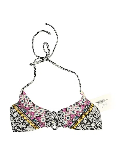 Cleobella Swimsuit Top Pink Paisley Pattern Swimwear