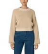 Cleobella Sydney Sweater In Ivory/oatmeal In Neutral
