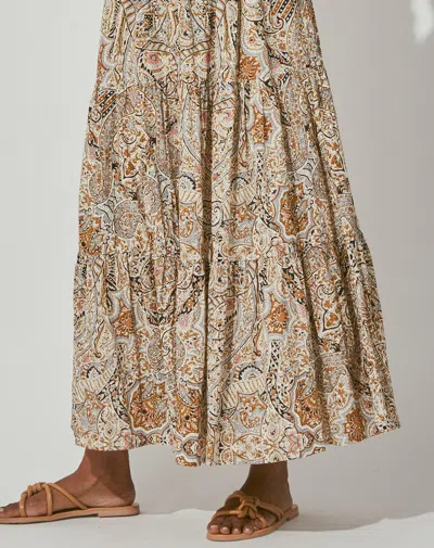 Cleobella Tali Midi Skirt In Brown