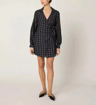 Cleobella Talia Mini Dress In Saul Print In Black