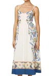 Cleobella Tamasin Midi Dress In Monaco Print In Multi