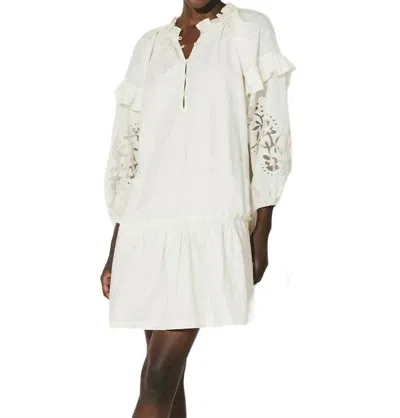 Cleobella Tanya Mini Dress In Ivory In Multi