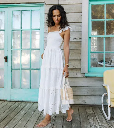 Cleobella Taryn Midi Dress | Ivory In Multi