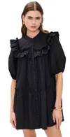Cleobella Tatiana Mini Dress Black In Black